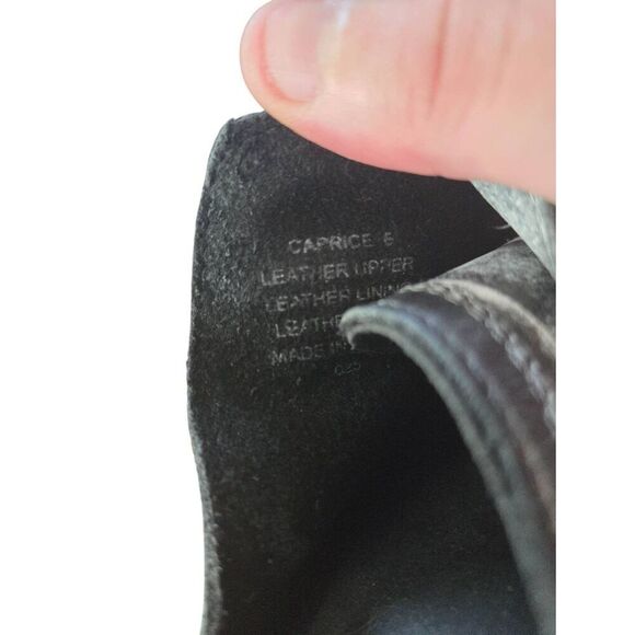 Freebird by Steven Caprice Sandals Shoes Womens Size 6 Dark Gray Leather Buckle - Picture 4 of 5